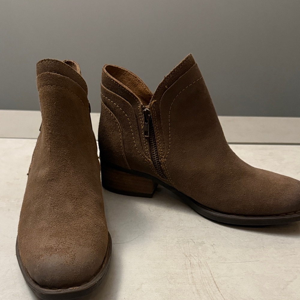 Born Brown Ankle Booties